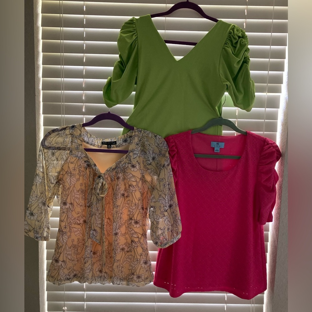 Lot of 3 Women’s Tops (see photos)-Small